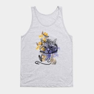 Cheshire cat in wonderland Tank Top